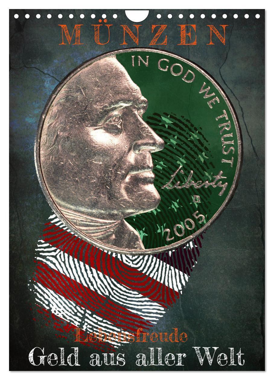 Cover: 9783675495944 | Münzen - Geld aus aller Welt (Wandkalender 2024 DIN A4 hoch),...
