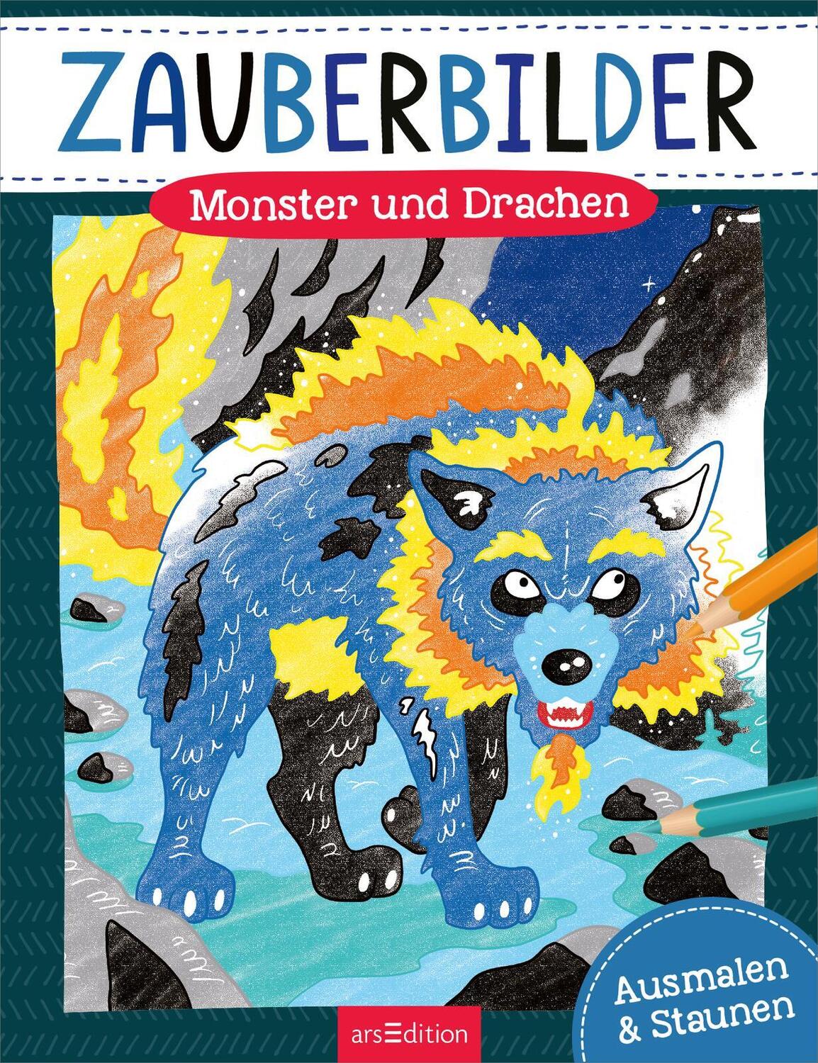 Bild: 9783845856049 | Zauberbilder - Monster und Drachen | Ausmalen &amp; Staunen | Taschenbuch