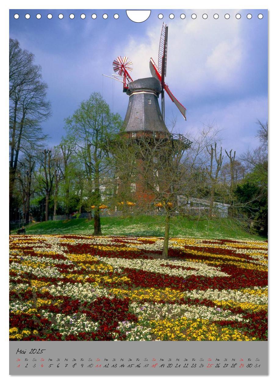 Bild: 9783457030660 | Windmühlen in Norddeutschland (Wandkalender 2025 DIN A4 hoch),...