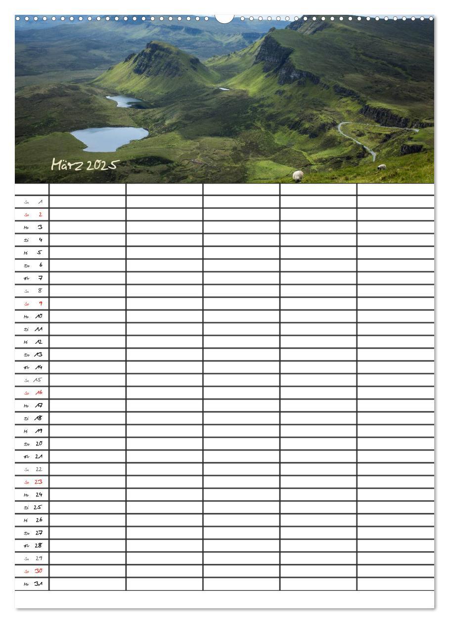 Bild: 9783457019214 | Isle of Skye - Schottlands Inseln - Familienplaner (Wandkalender...