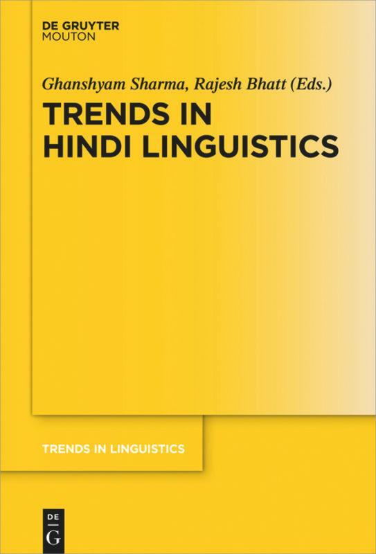 Cover: 9783110708059 | Trends in Hindi Linguistics | Rajesh Bhatt (u. a.) | Taschenbuch