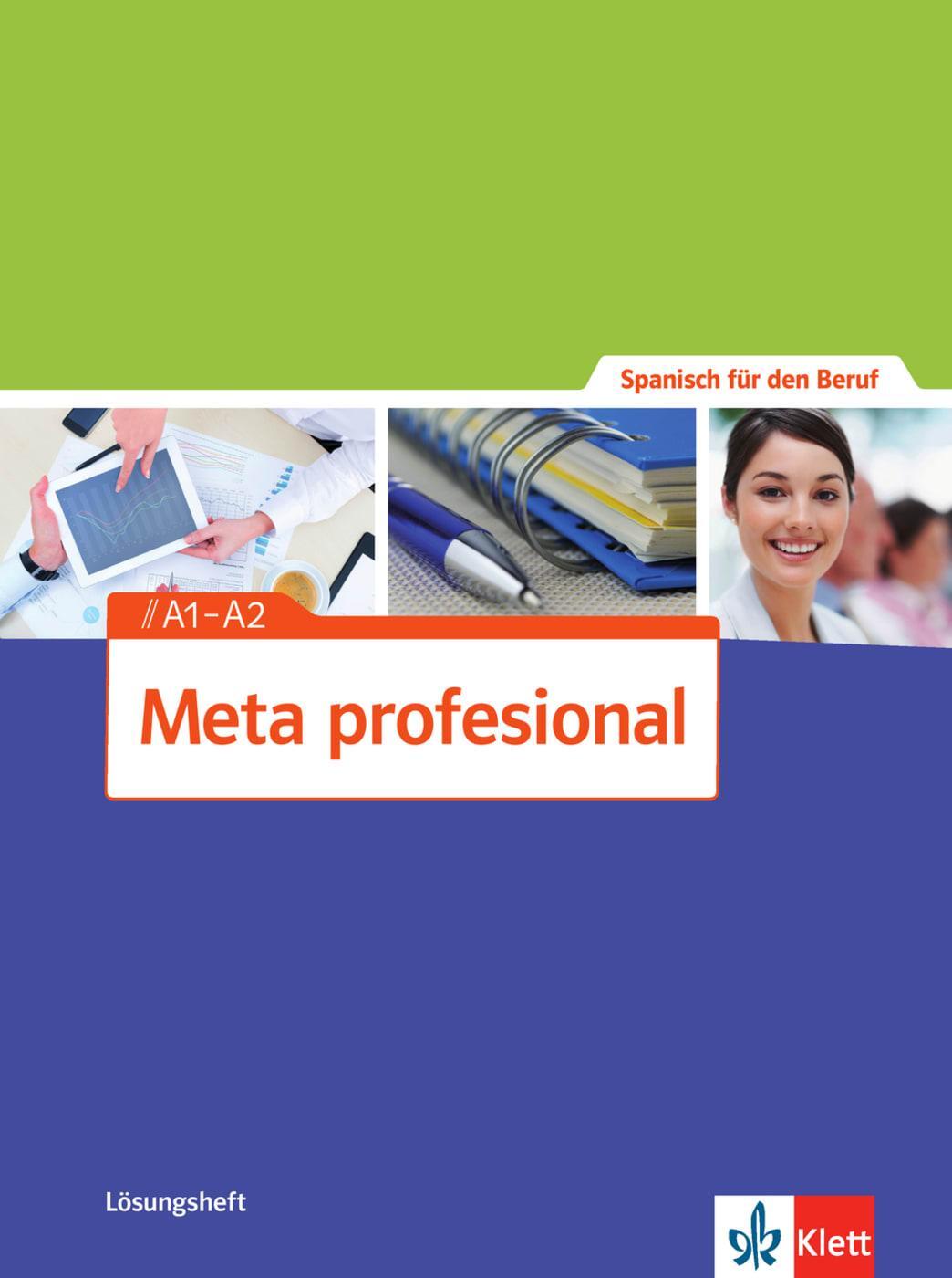 Cover: 9783125154636 | Meta profesional. Lösungsheft A1-A2 | Spanisch für den Beruf | Buch