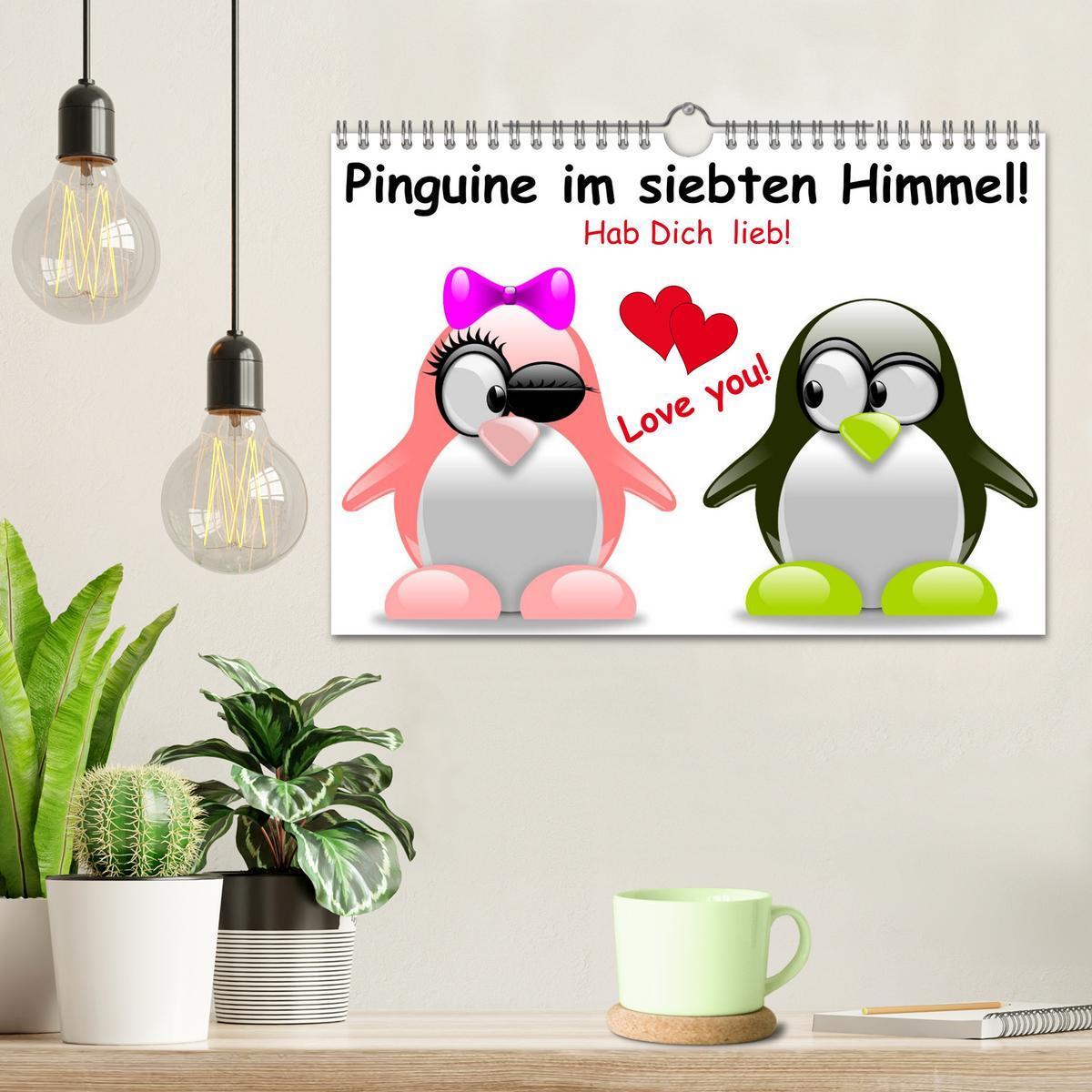 Bild: 9783435736072 | Pinguine im siebten Himmel! (Wandkalender 2025 DIN A4 quer),...