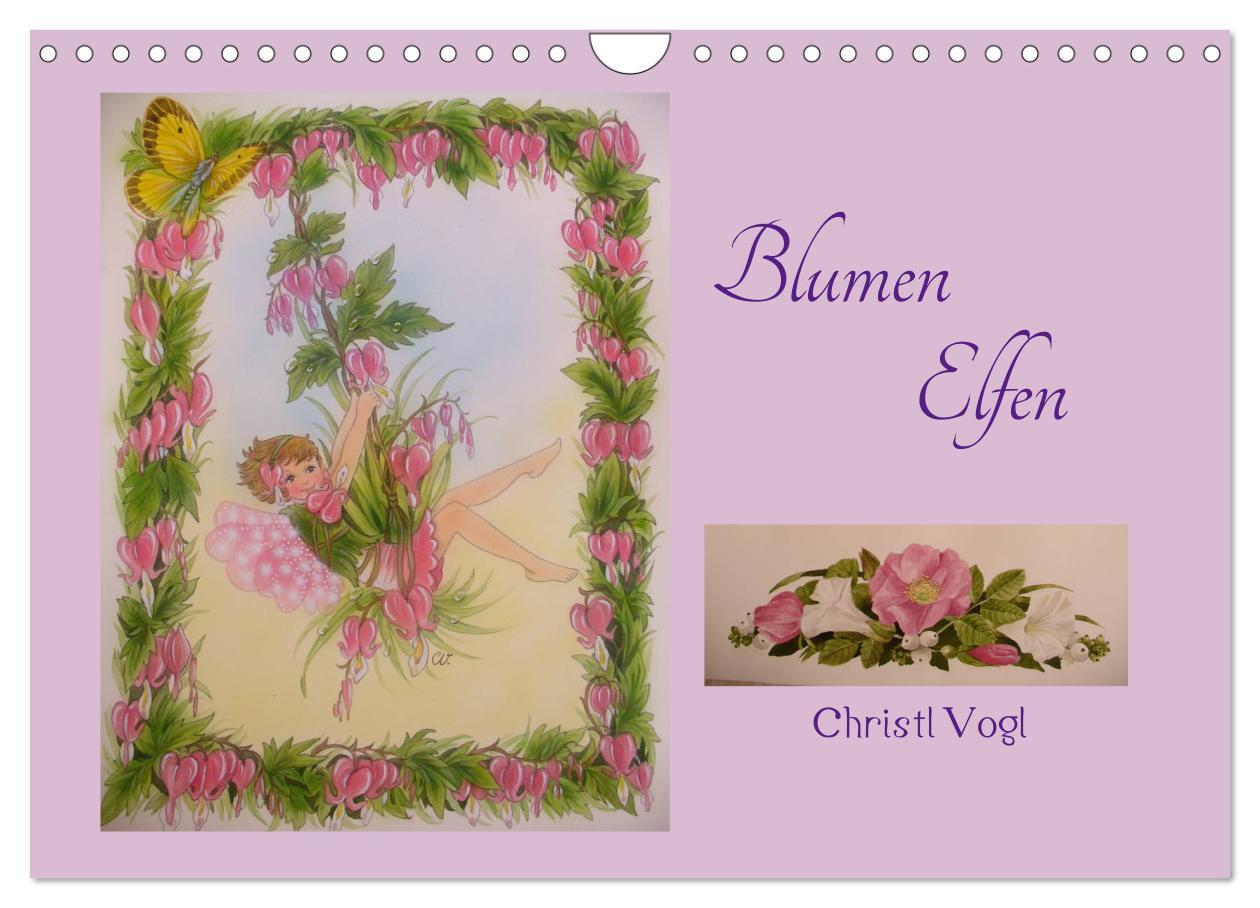 Cover: 9783383334412 | Blumen Elfen (Wandkalender 2024 DIN A4 quer), CALVENDO Monatskalender