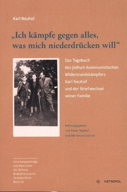 Cover: 9783863316365 | "Ich kämpfe gegen alles, was mich niederdrücken will" | Karl Neuhof