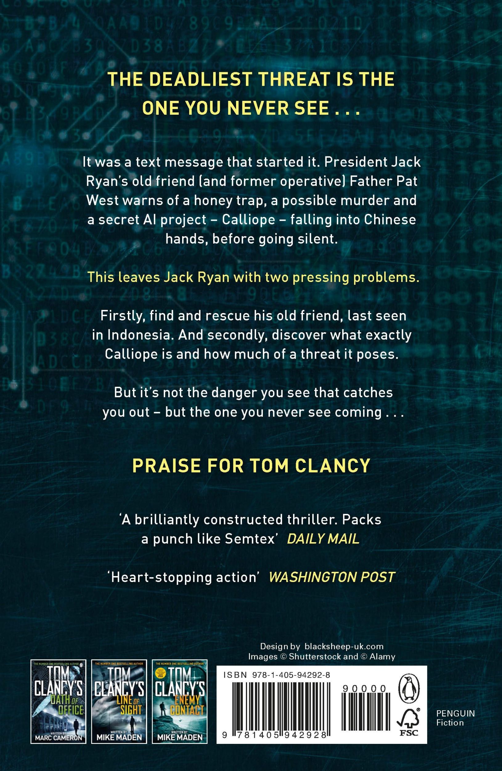 Rückseite: 9781405942928 | Tom Clancy's Code of Honour | Marc Cameron | Taschenbuch | Englisch