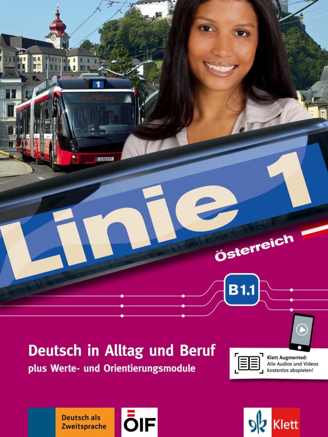 Cover: 9783126070447 | Linie 1 Österreich B1.1. Kurs- und Übungsbuch mit Video und Audio...