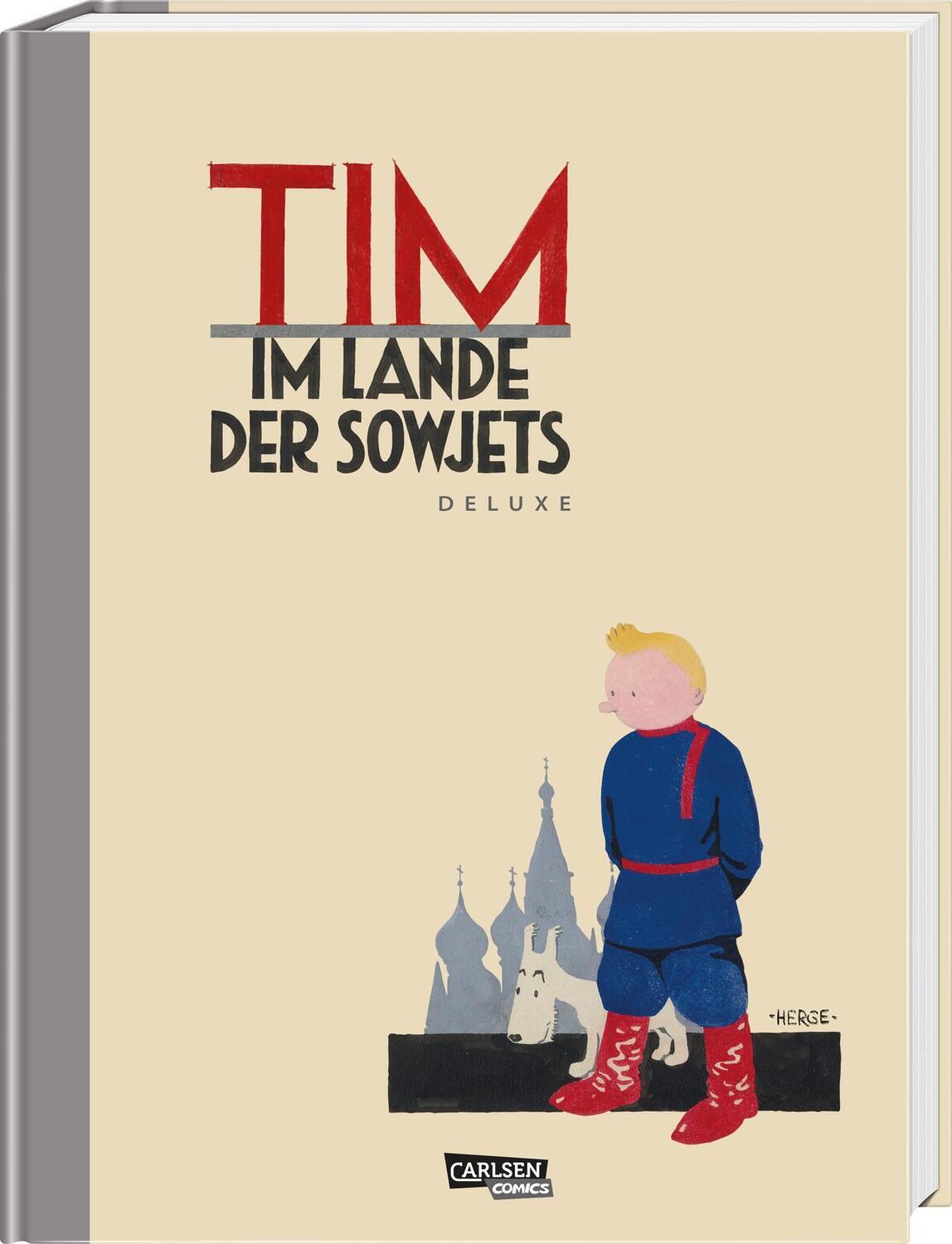 Cover: 9783551738202 | Tim und Struppi 0: Tim im Lande der Sowjets - Vorzugsausgabe | Hergé