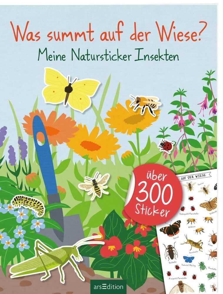 Cover: 9783845834061 | Was summt auf der Wiese? - Meine Natursticker Insekten | Markiewicz