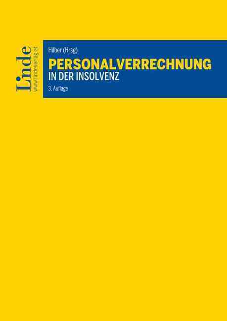 Cover: 9783707334548 | Personalverrechnung in der Insolvenz | Herbert Schnetzinger (u. a.)