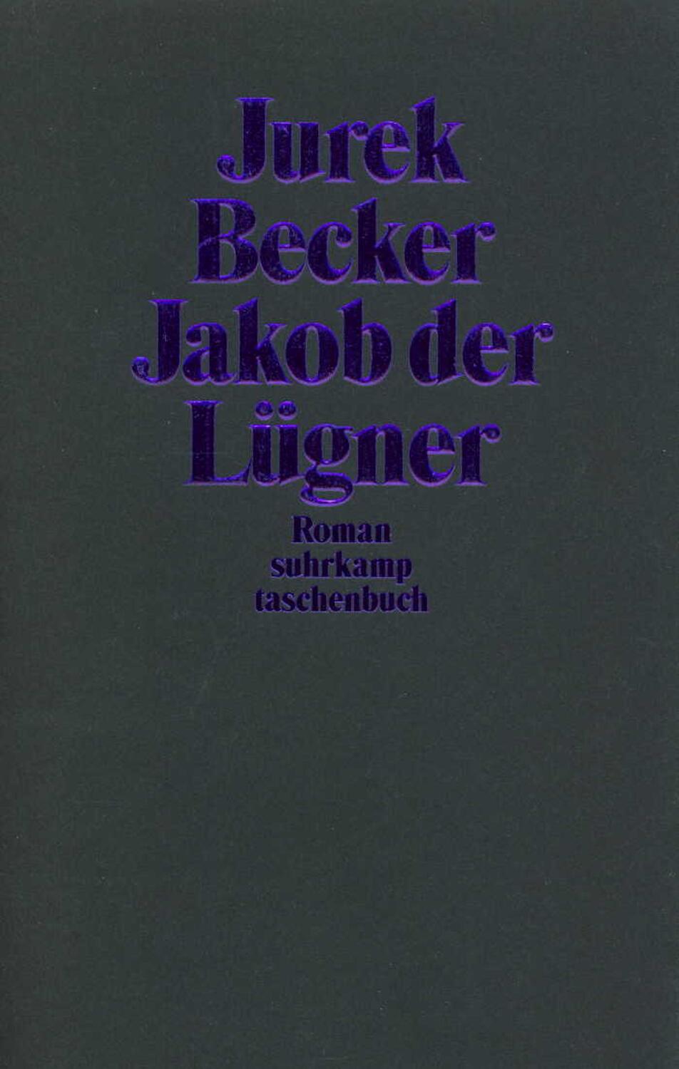 Cover: 9783518394397 | Jakob der Lügner | Jurek Becker | Taschenbuch | Deutsch | 1999
