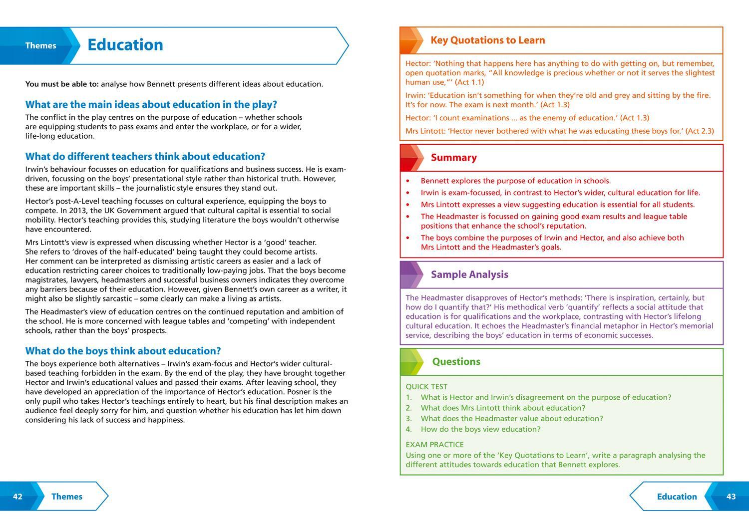 Bild: 9780008247171 | The History Boys: AQA GCSE 9-1 English Literature Text Guide | Gcse