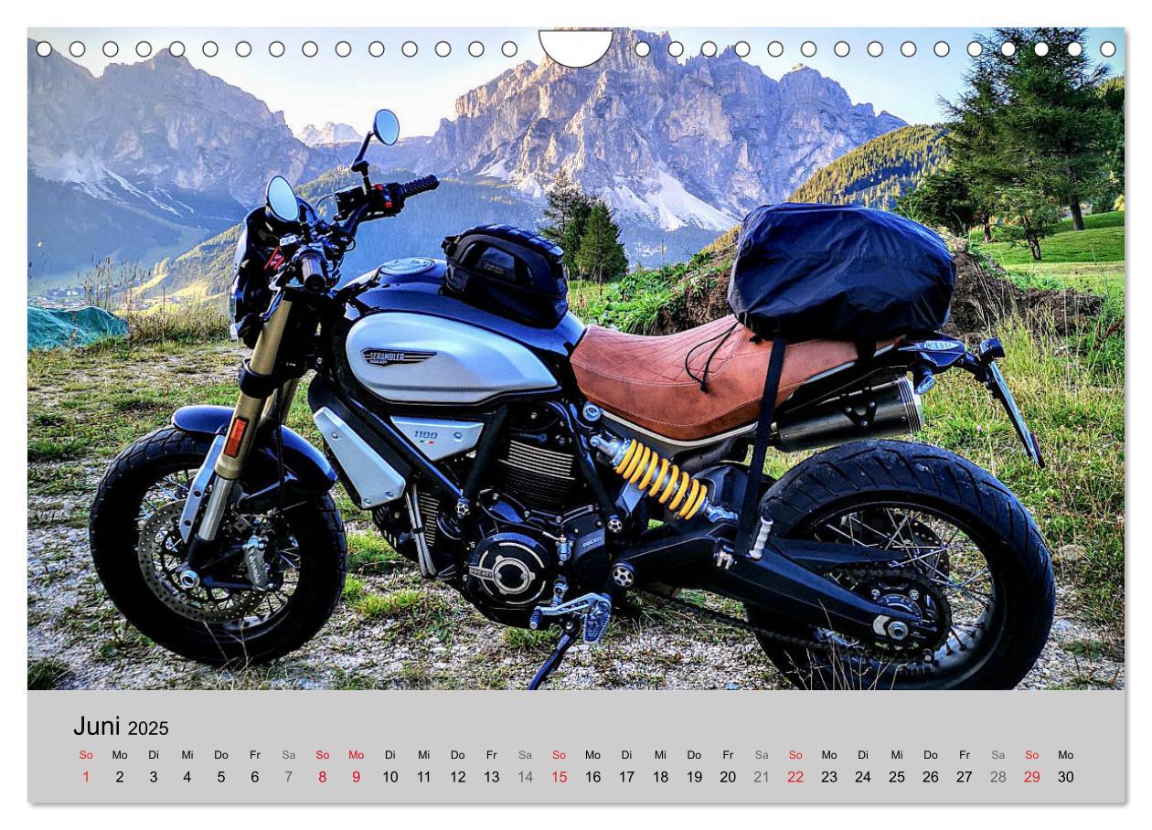 Bild: 9783435178230 | Scrambler Motorräder mit Stil (Wandkalender 2025 DIN A4 quer),...