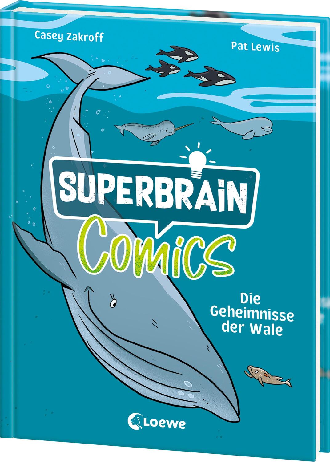 Cover: 9783743218000 | Superbrain-Comics - Die Geheimnisse der Wale | Casey Zakroff | Buch