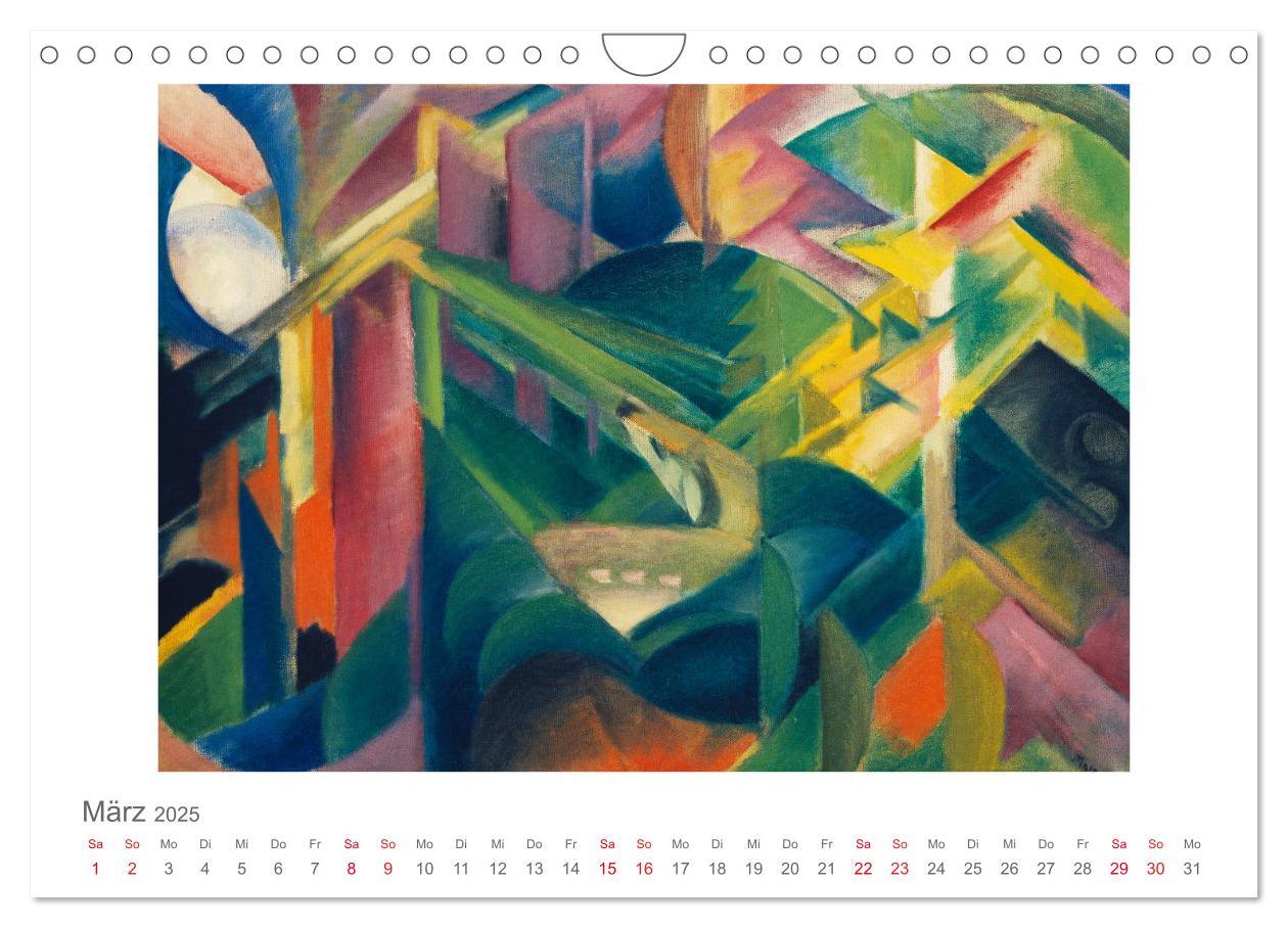 Bild: 9783435324965 | Franz Marc 2025 (Wandkalender 2025 DIN A4 quer), CALVENDO...