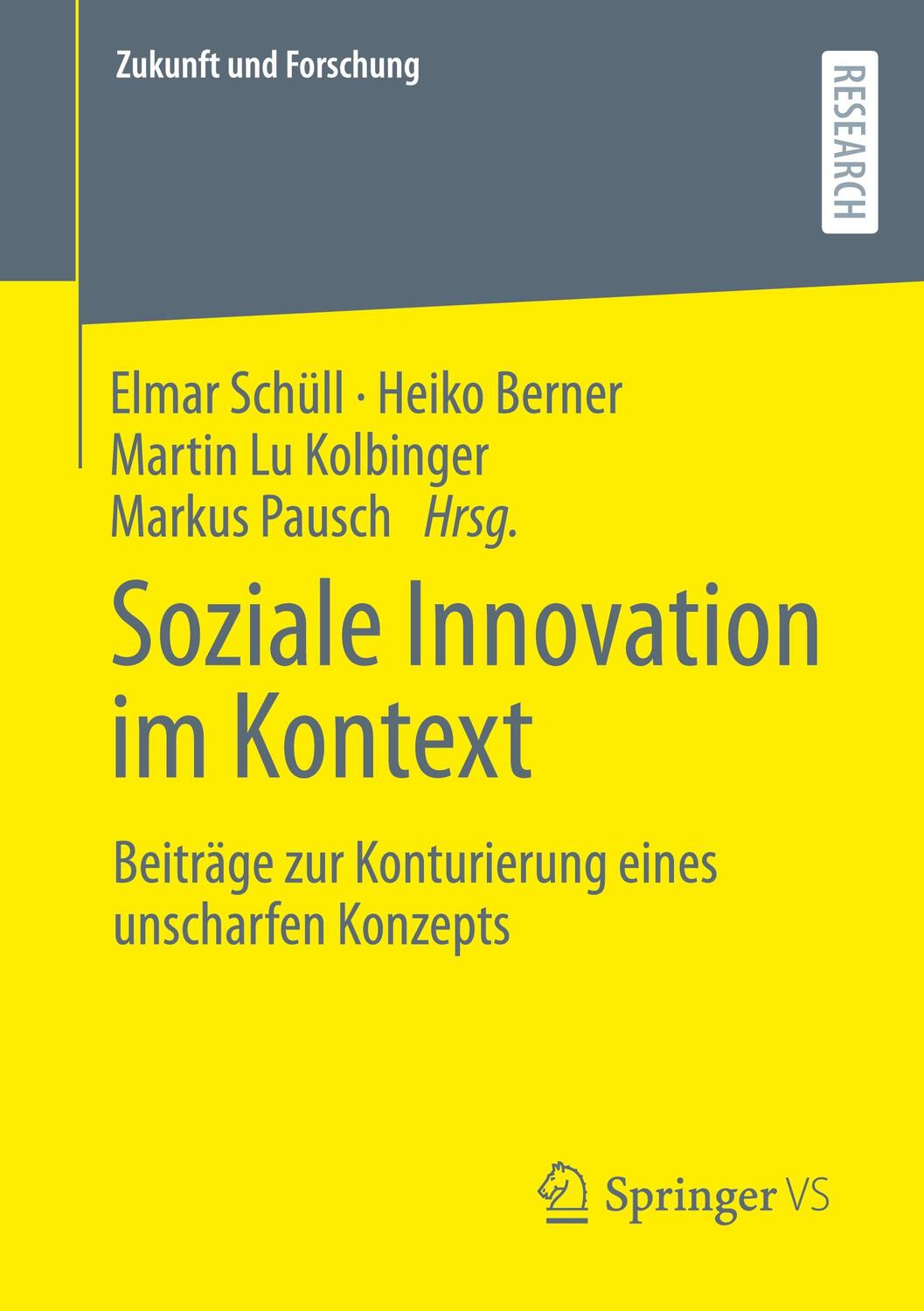 Cover: 9783658372200 | Soziale Innovation im Kontext | Elmar Schüll (u. a.) | Taschenbuch