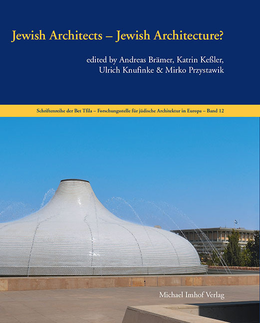 Cover: 9783731911616 | Jewish Architects - Jewish Architecture? | Katrin Keßler (u. a.)