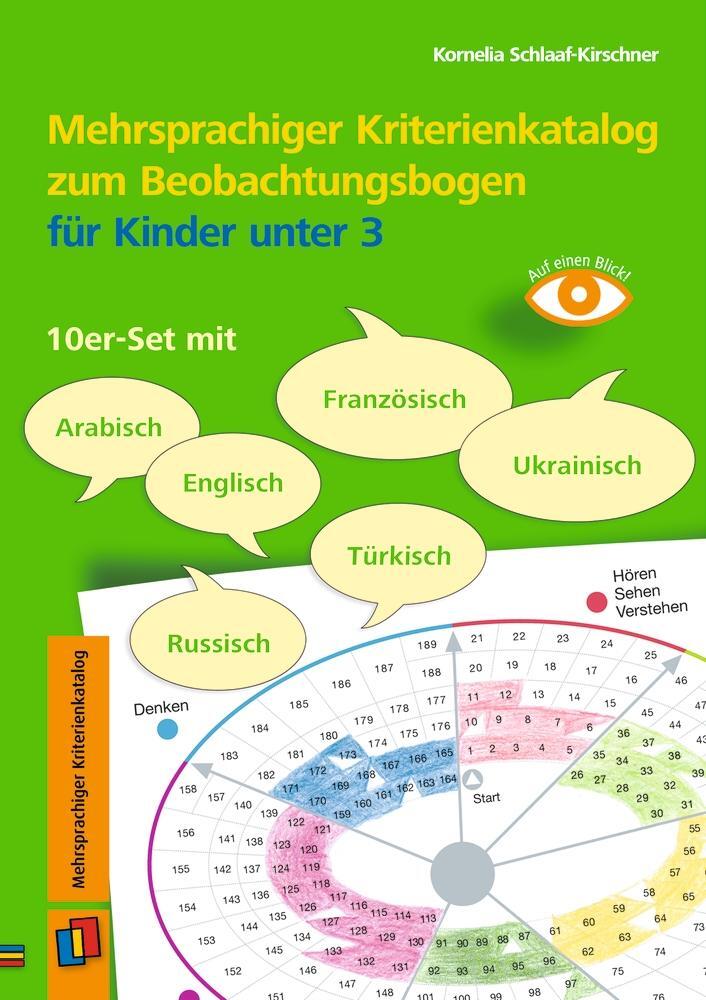 Cover: 9783834660954 | Mehrsprachiger Kriterienkatalog zum Beobachtungsbogen für Kinder...