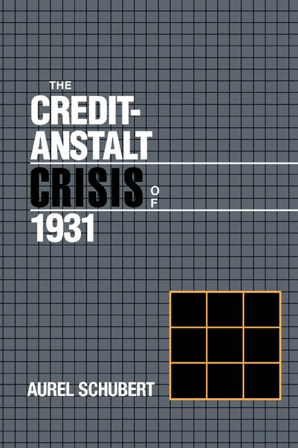 Cover: 9780521030298 | The Credit-Anstalt Crisis of 1931 | Aurel Schubert | Taschenbuch