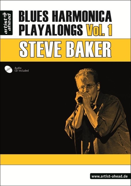 Cover: 9783936807004 | Blues Harmonica Playalongs - Vol. 1 | Steve Baker | Taschenbuch | 2017