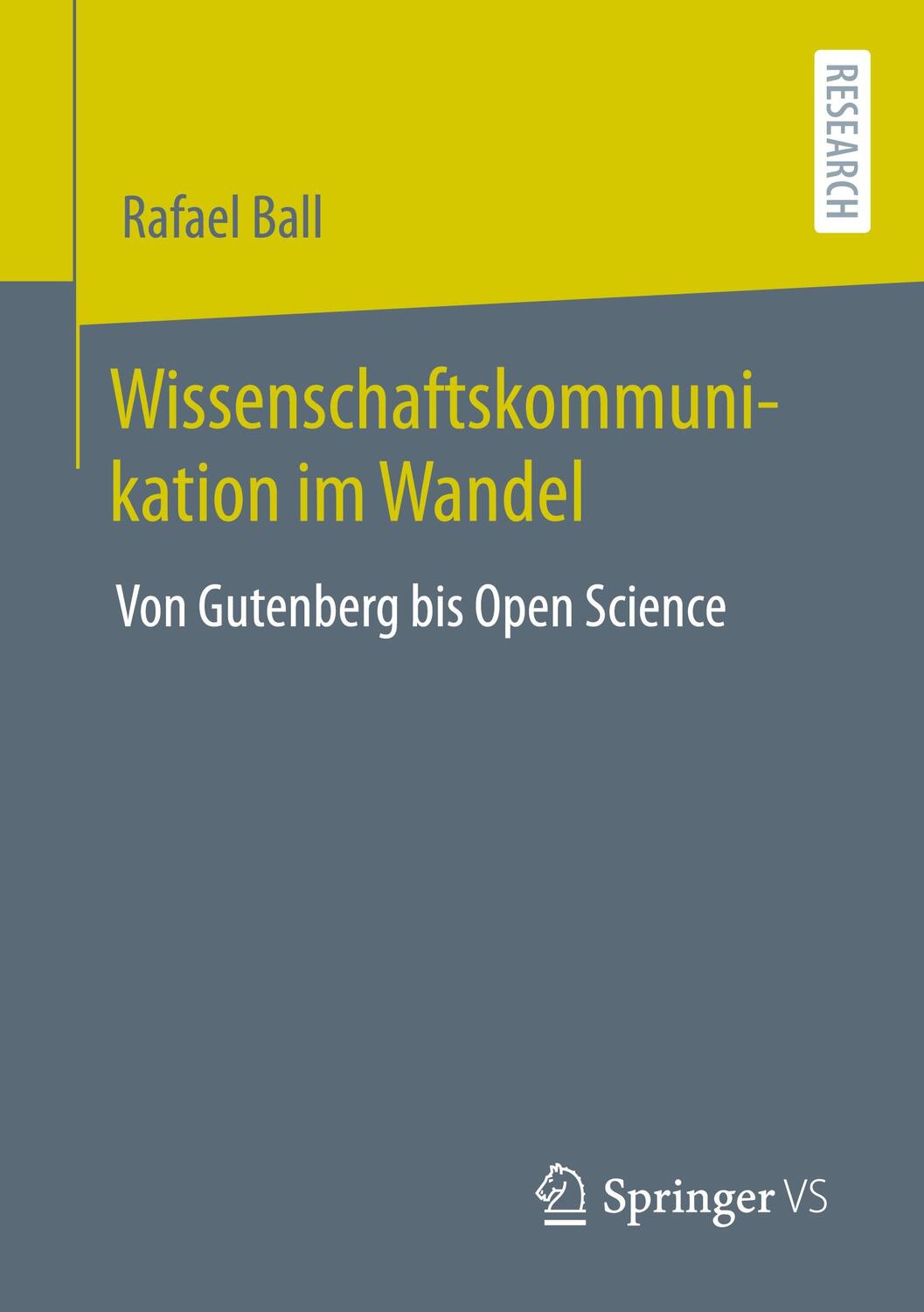 Cover: 9783658315405 | Wissenschaftskommunikation im Wandel | Rafael Ball | Taschenbuch | X