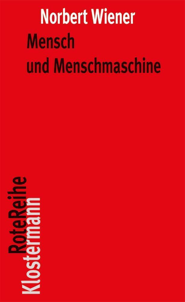Cover: 9783465045991 | Mensch und Menschmaschine | Norbert Wiener | Taschenbuch | Deutsch