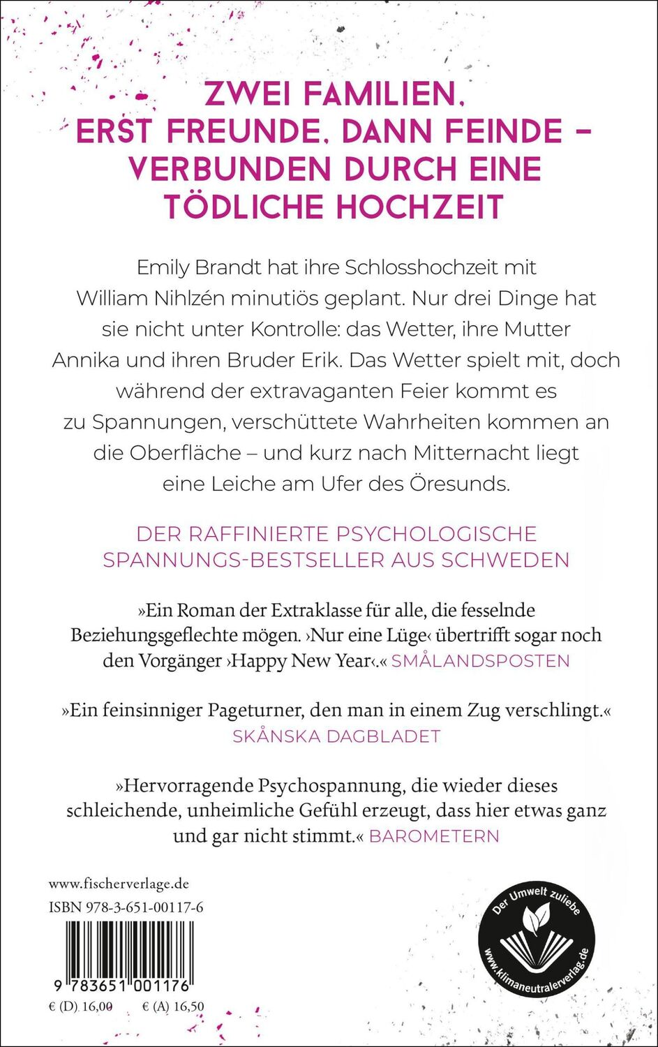 Rückseite: 9783651001176 | Nur eine Lüge - Zwei Familien, eine tödliche Verbindung | Malin Stehn