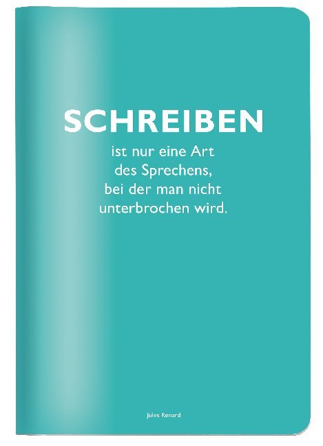 Cover: 4048809015791 | Heft A5 kariert, "Schreiben ist nur eine Art des Sprechens, bei der...