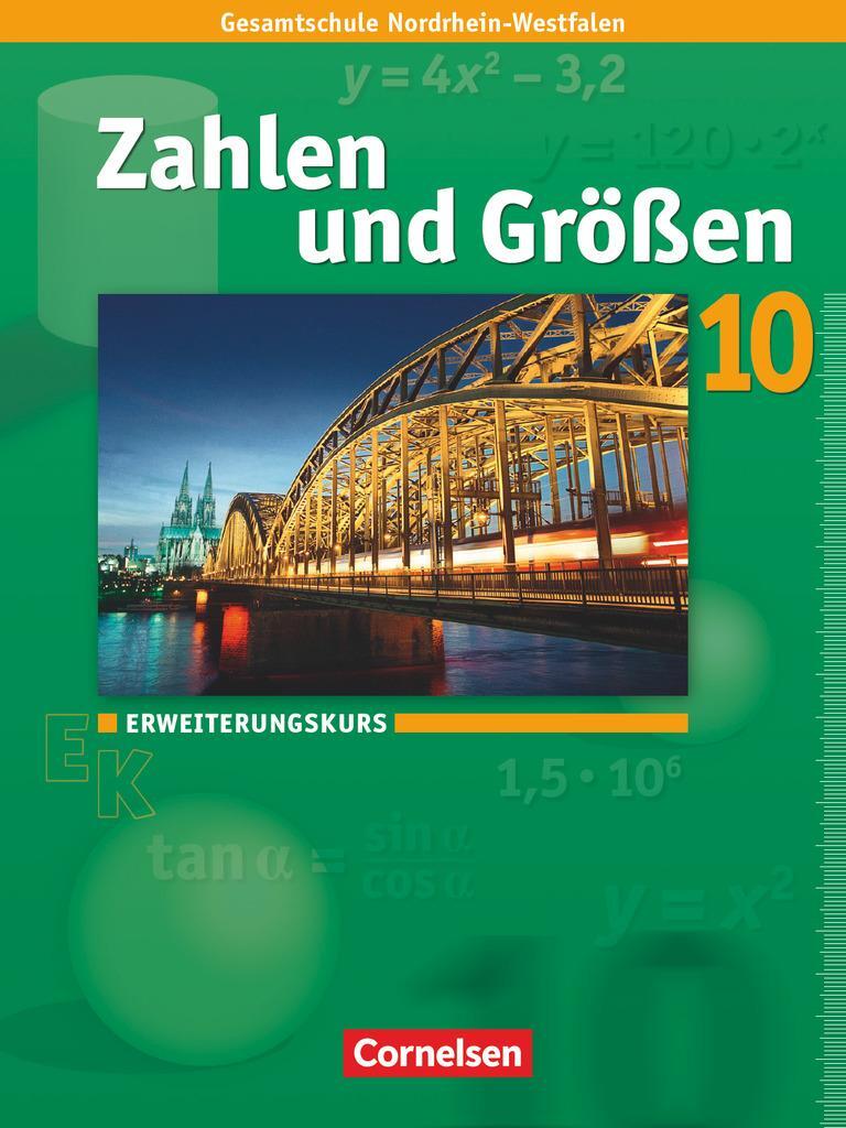 Cover: 9783060013180 | Zahlen und Größen 10. Schuljahr. Erweiterungskurs. Schülerbuch....