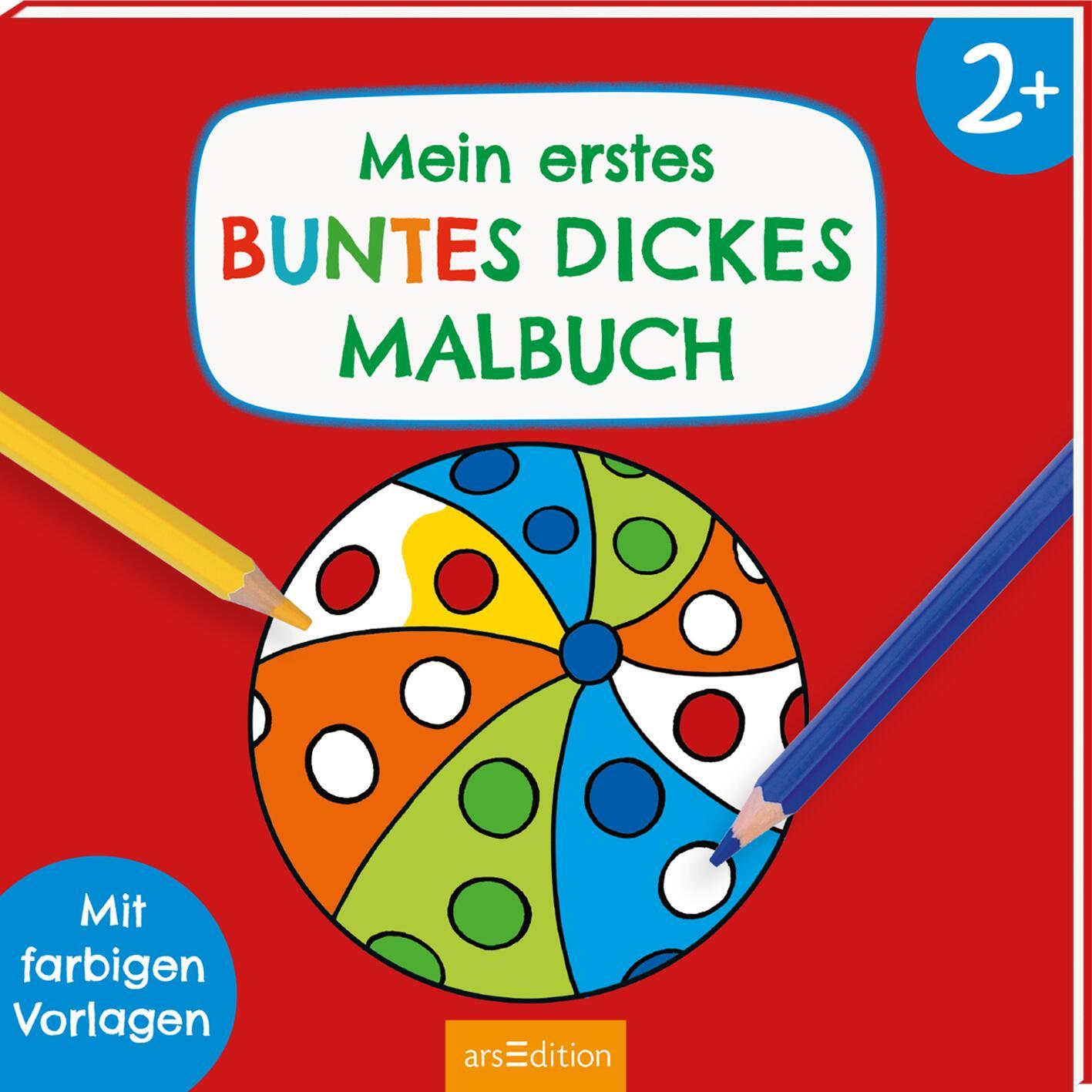 Cover: 9783845804422 | Mein erstes buntes dickes Malbuch | mit farbigen Vorlagen | Buch