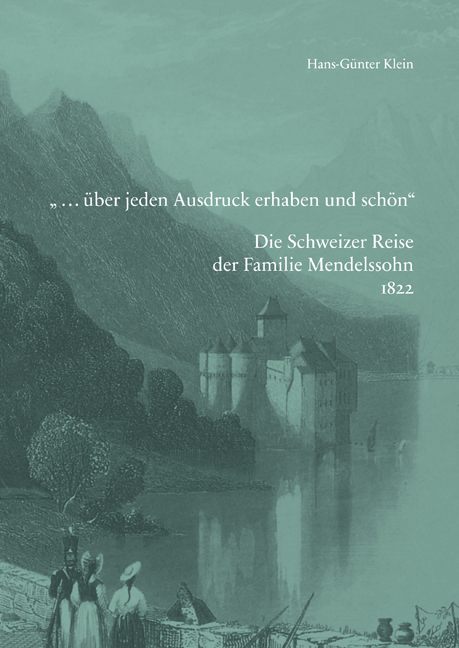 Cover: 9783895008511 | »... über jeden Ausdruck erhaben und schön«. Die Schweizer Reise...