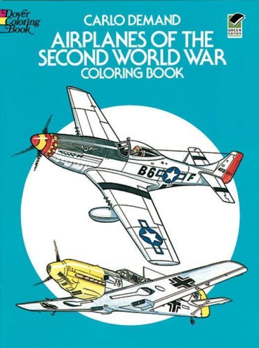 Cover: 9780486241074 | Airplanes of the Second World War Coloring Book | Carlo Demand | Buch