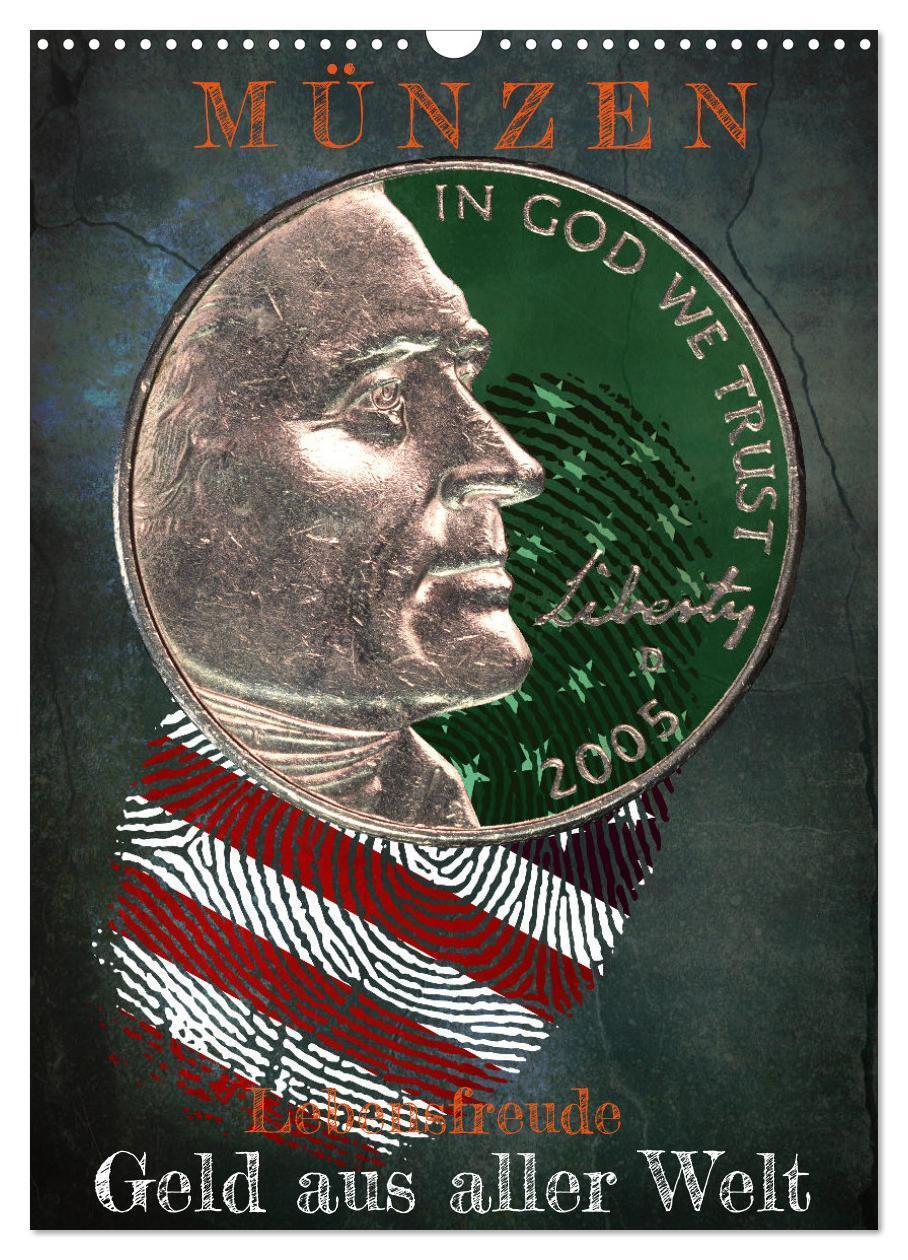 Cover: 9783675495579 | Münzen - Geld aus aller Welt (Wandkalender 2024 DIN A3 hoch),...
