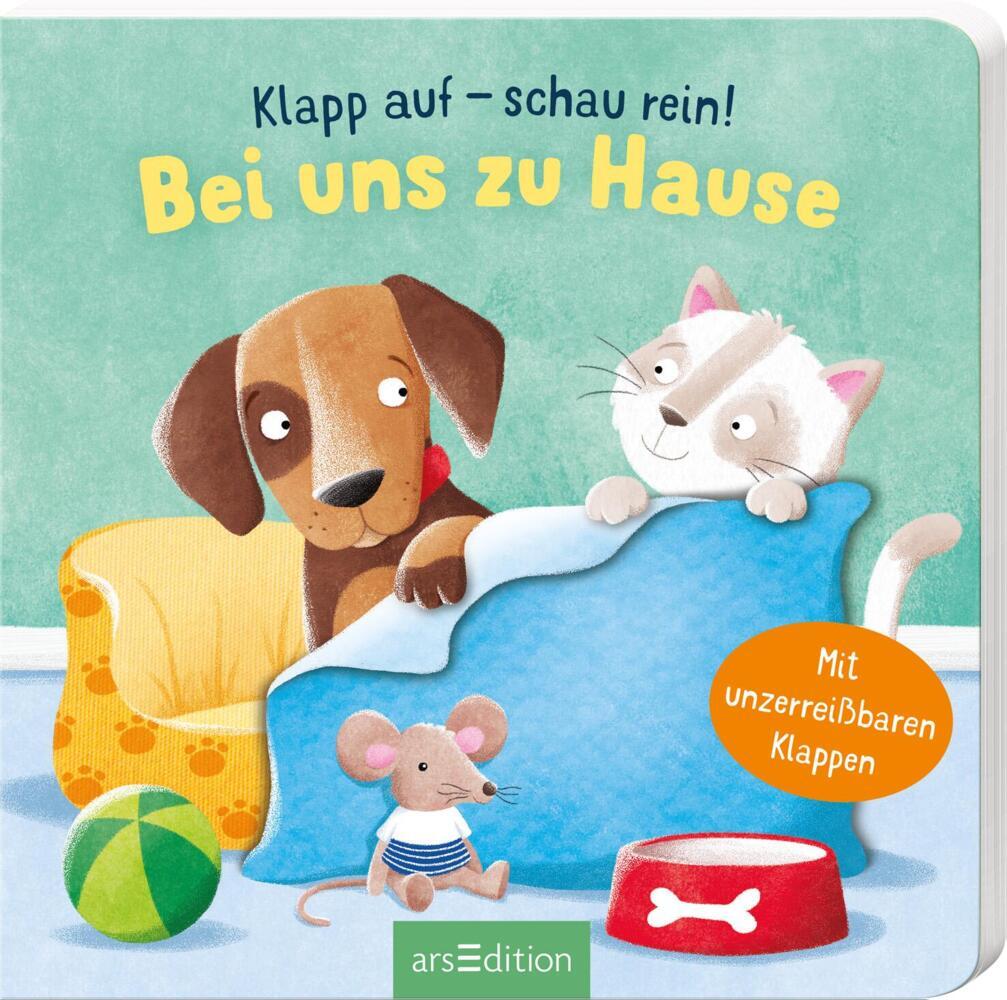 Cover: 9783845842097 | Klapp auf - schau rein: Bei uns zu Hause | Mit unzerreißbaren Klappen