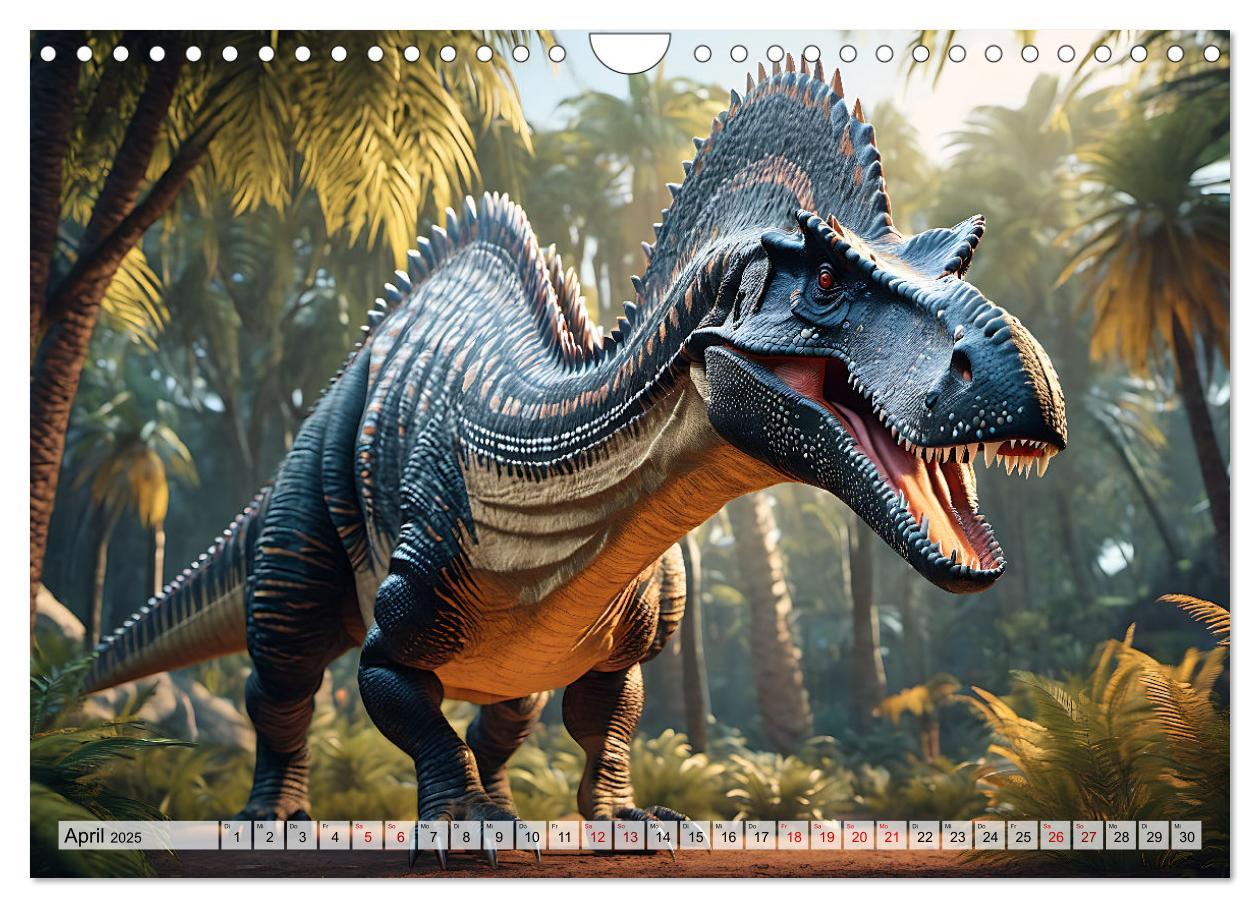 Bild: 9783383798955 | Dinosaurier - die Welt der Urzeitgiganten (Wandkalender 2025 DIN A4...