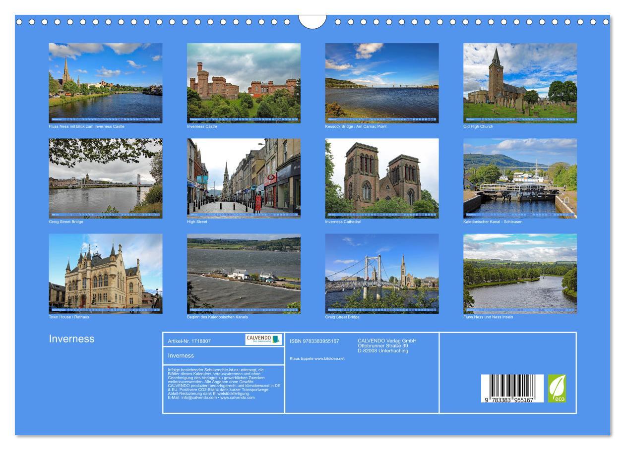 Bild: 9783383955167 | Inverness (Wandkalender 2025 DIN A3 quer), CALVENDO Monatskalender