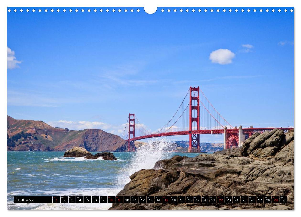 Bild: 9783435742103 | Golden Gate Bridge (Wandkalender 2025 DIN A3 quer), CALVENDO...