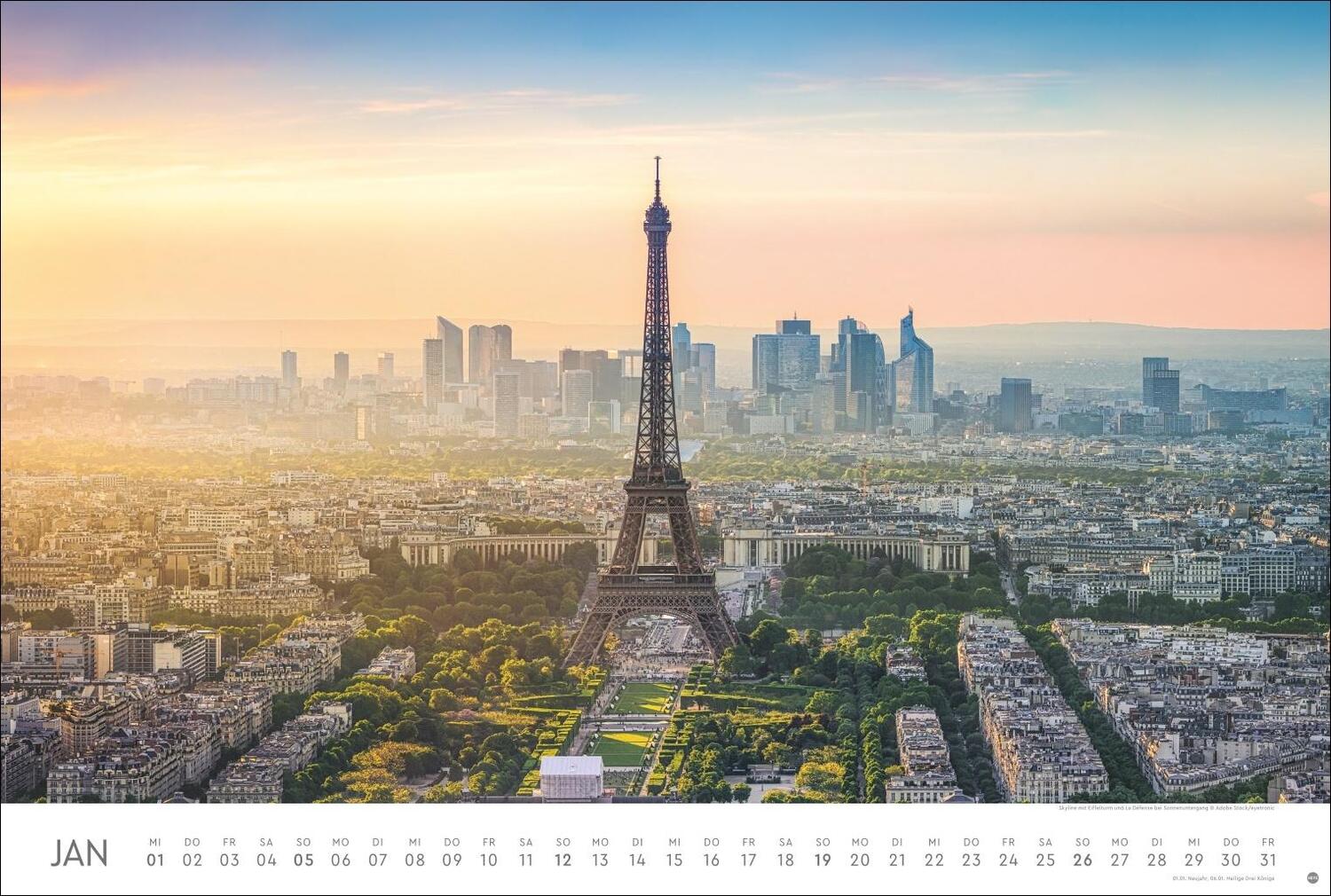 Bild: 9783756408870 | Paris Edition 2025 | Kalender | Spiralbindung | 15 S. | Deutsch | 2025