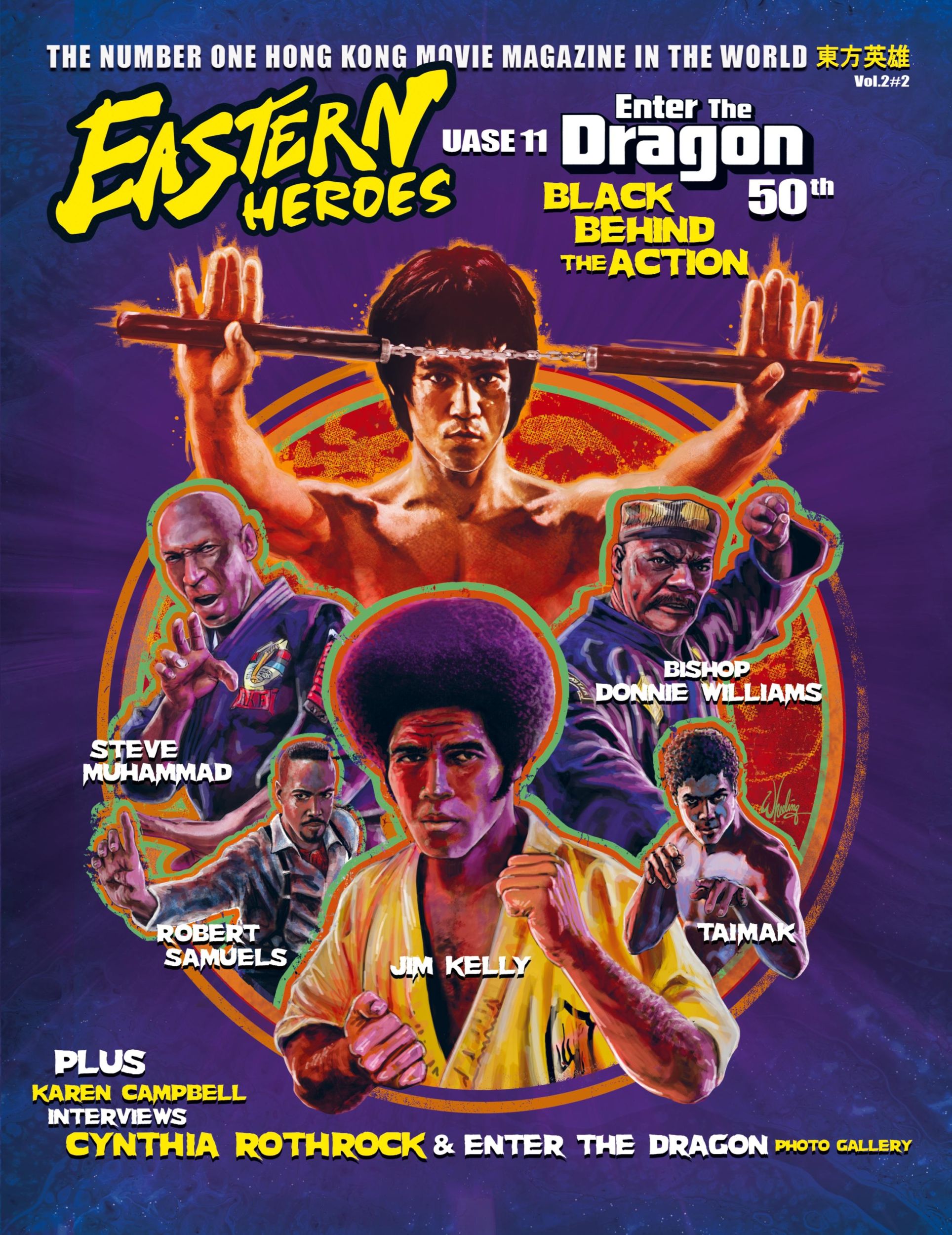 Cover: 9781739541361 | EASTERN HEROES BRUCE LEE 50TH ANNIVERSARY BLACK BEHIND THE ACTION