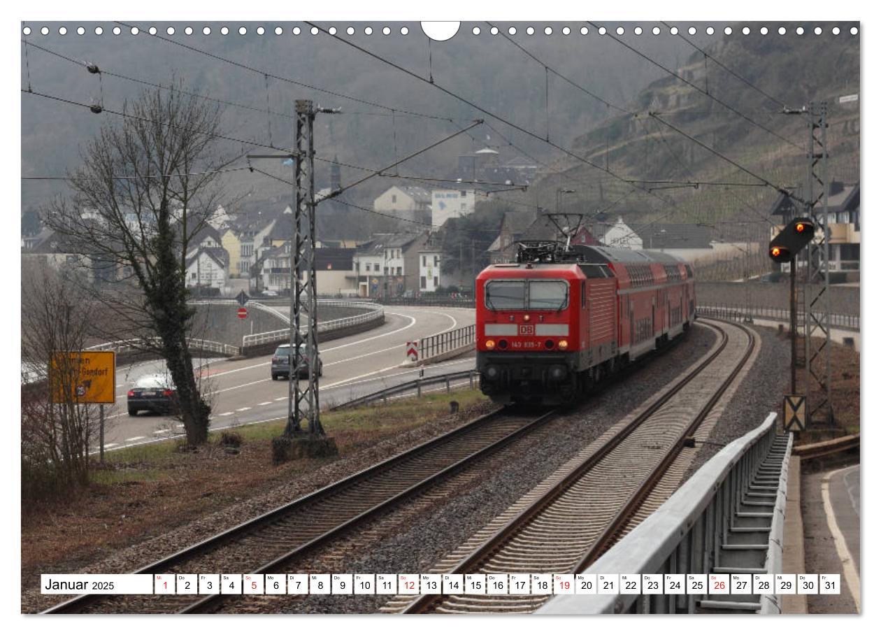 Bild: 9783435704477 | Eisenbahn an Rhein und Mosel 2025 (Wandkalender 2025 DIN A3 quer),...