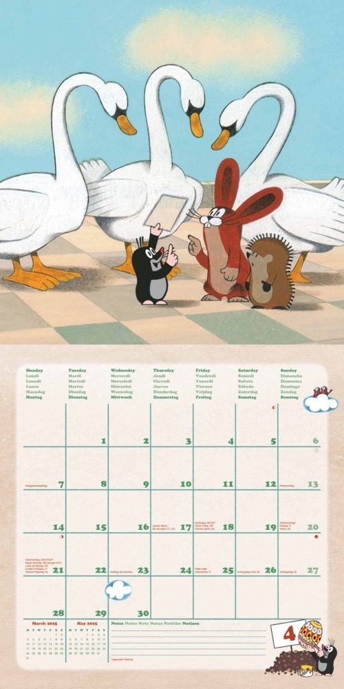 Bild: 4002725987976 | Der kleine Maulwurf 2025 - Wand-Kalender - Broschüren-Kalender -...