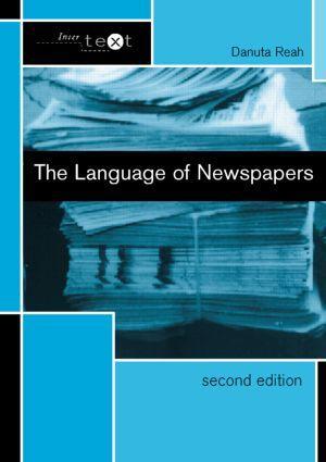 Cover: 9780415278058 | The Language of Newspapers | Danuta Reah | Taschenbuch | Intertext