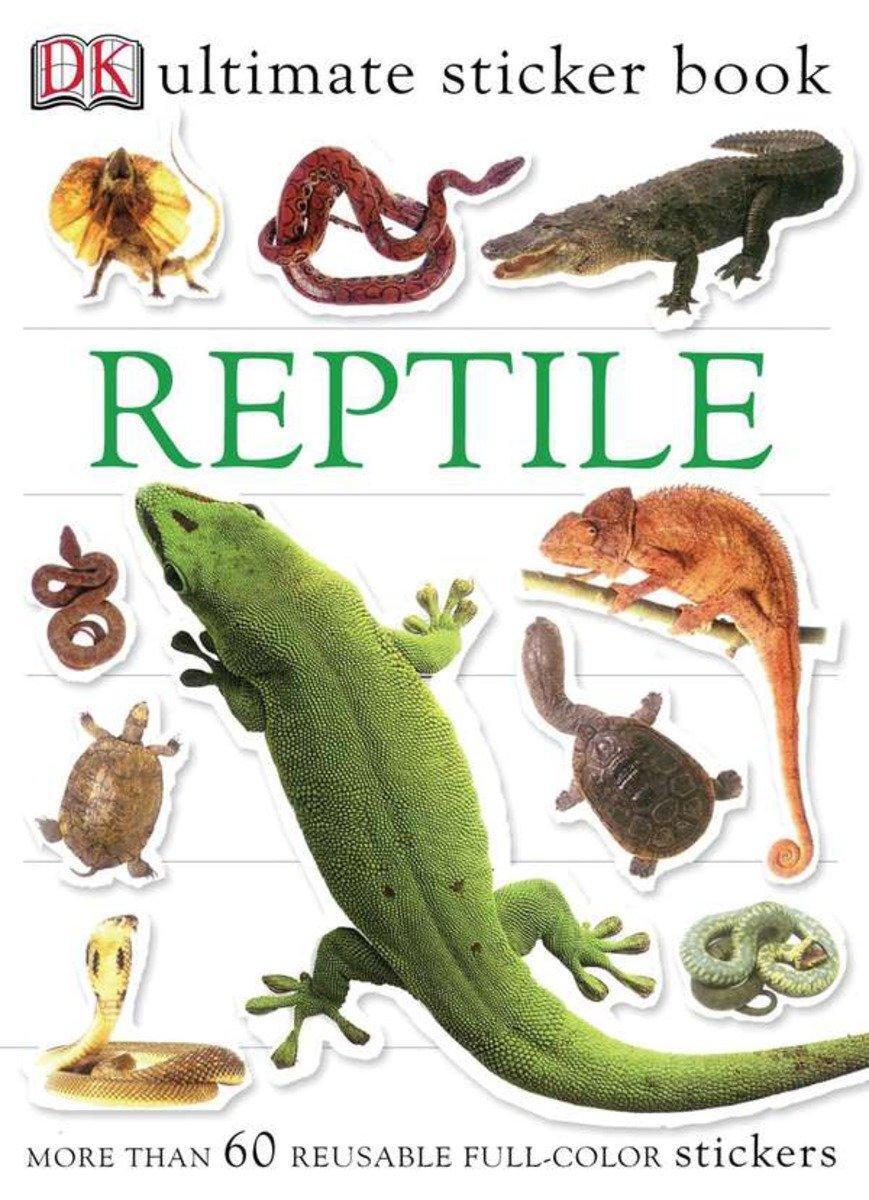 Cover: 9780756609771 | Ultimate Sticker Book: Reptile: More Than 60 Reusable Full-Color...