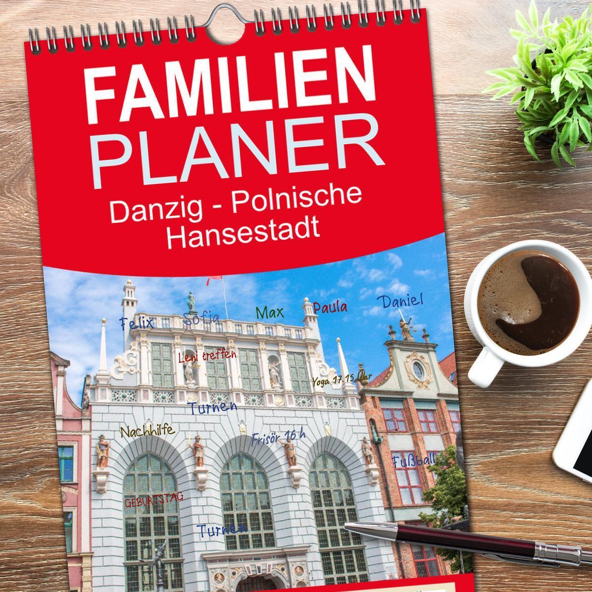 Bild: 9783457099414 | Familienplaner 2025 - Danzig - Polnische Hansestadt mit 5 Spalten...