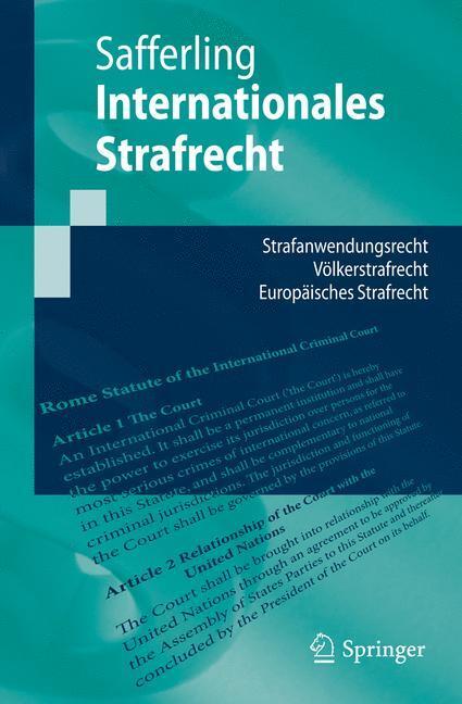 Cover: 9783642149139 | Internationales Strafrecht | Christoph Safferling | Taschenbuch | 2011