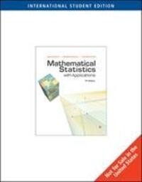 Cover: 9780495385080 | Mathematical Statistics with Applications | Dennis Wackerly (u. a.)