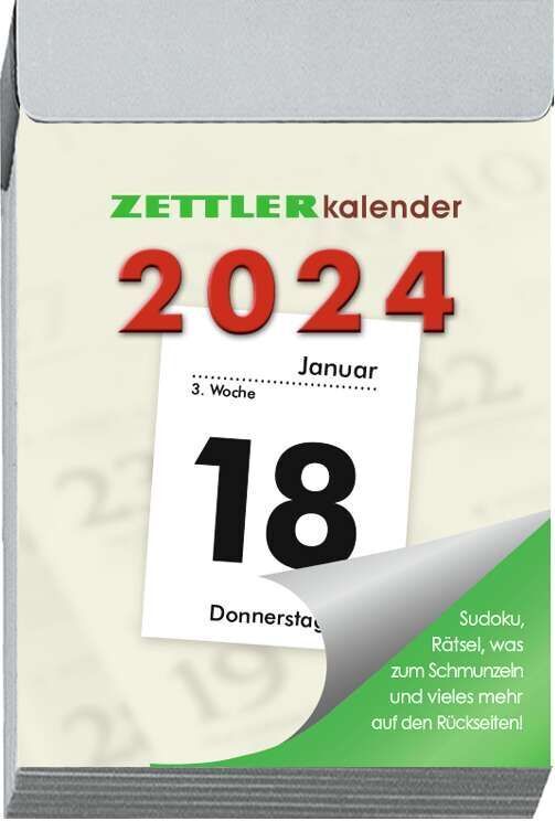 Cover: 4006928022908 | Tagesabreißkalender S 2024 4,1x5,9 | ZETTLER Kalender | Kalender