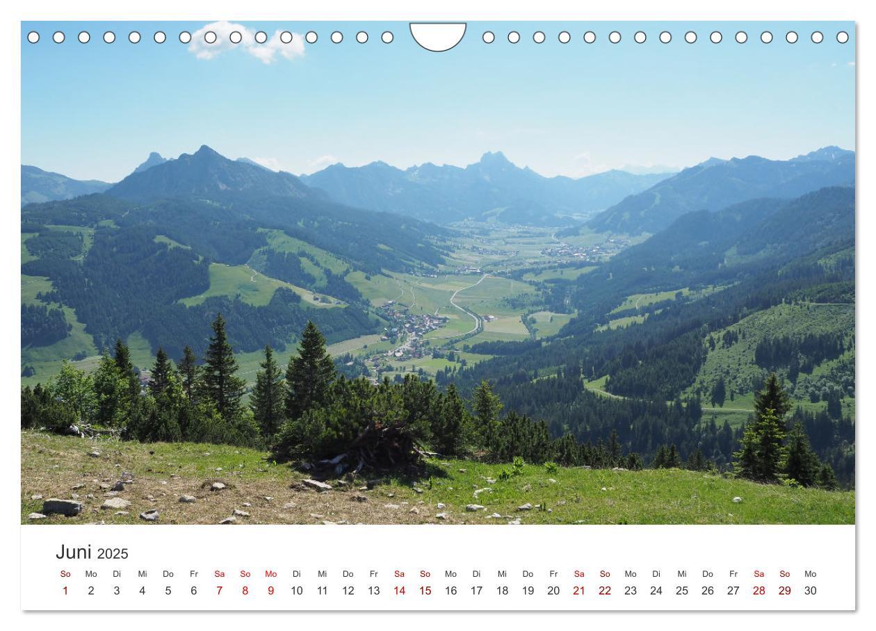 Bild: 9783383989759 | Bergerlebnisse im Tannheimer Tal (Wandkalender 2025 DIN A4 quer),...