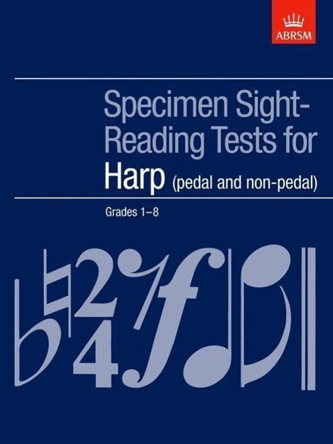 Cover: 9781860965395 | Specimen Sight-Reading Tests for Harp | Grades 1-8 pedal and non-pedal