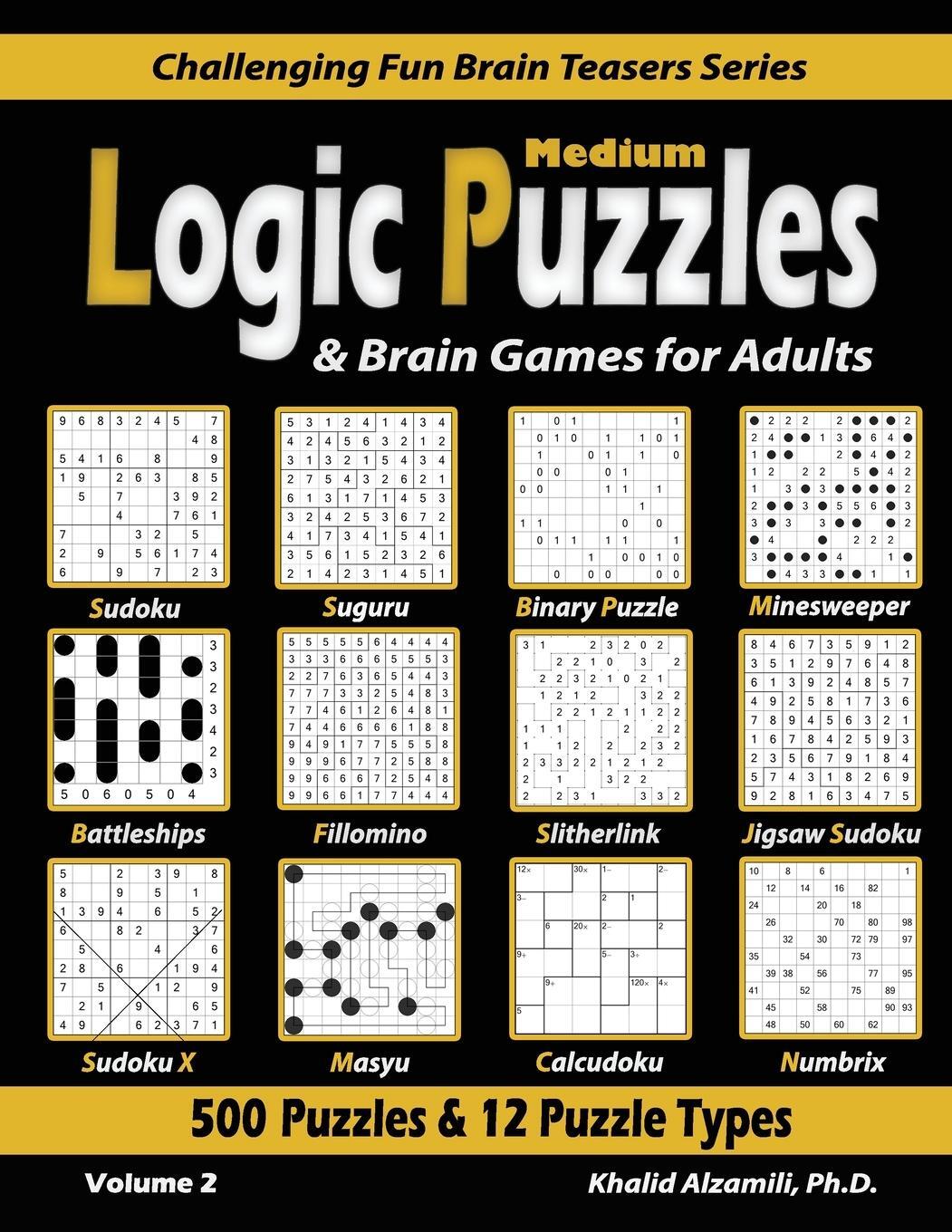 Cover: 9789922636085 | Medium Logic Puzzles & Brain Games for Adults | Khalid Alzamili | Buch